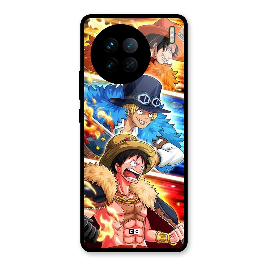 Pirate Brothers Glass Back Case for Vivo X90