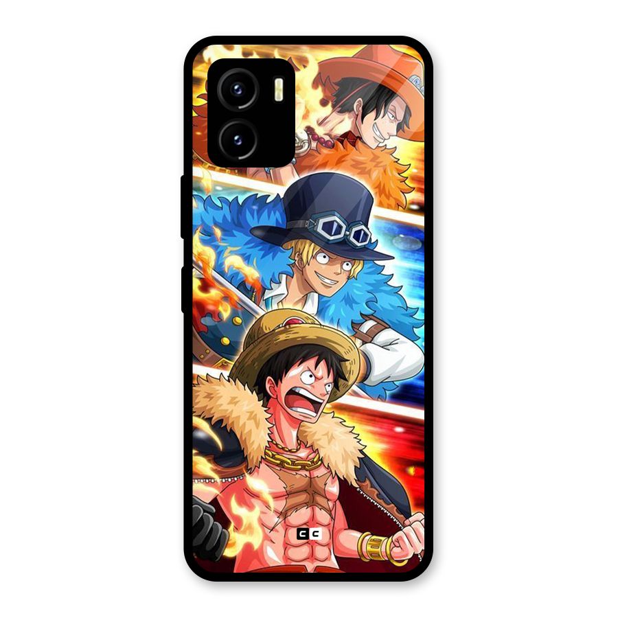 Pirate Brothers Glass Back Case for Vivo Y15s