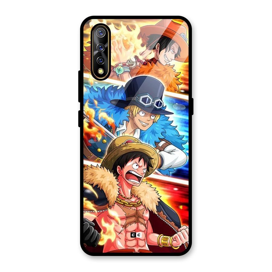 Pirate Brothers Glass Back Case for Vivo Z1x