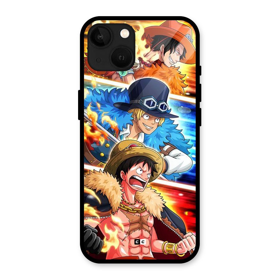 Pirate Brothers Glass Back Case for iPhone 13