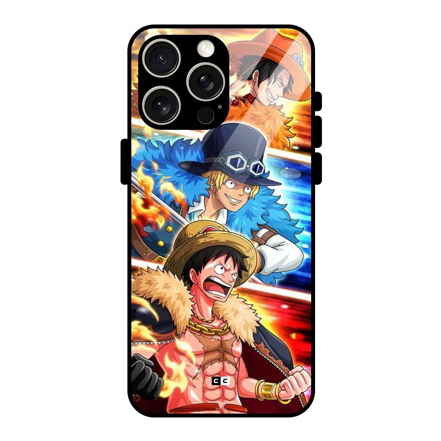 Pirate Brothers Glass Back Case for iPhone 15 Pro Max