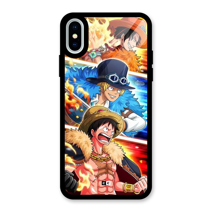 Pirate Brothers Glass Back Case for iPhone XS