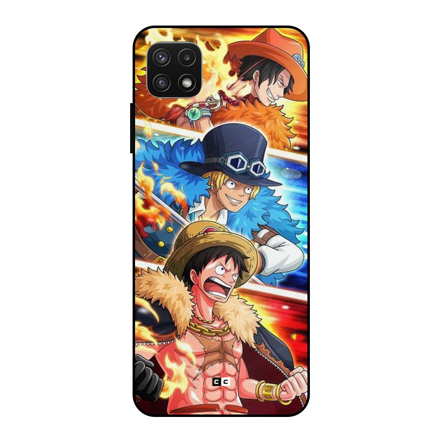 Pirate Brothers Metal Back Case for Galaxy A22 5G