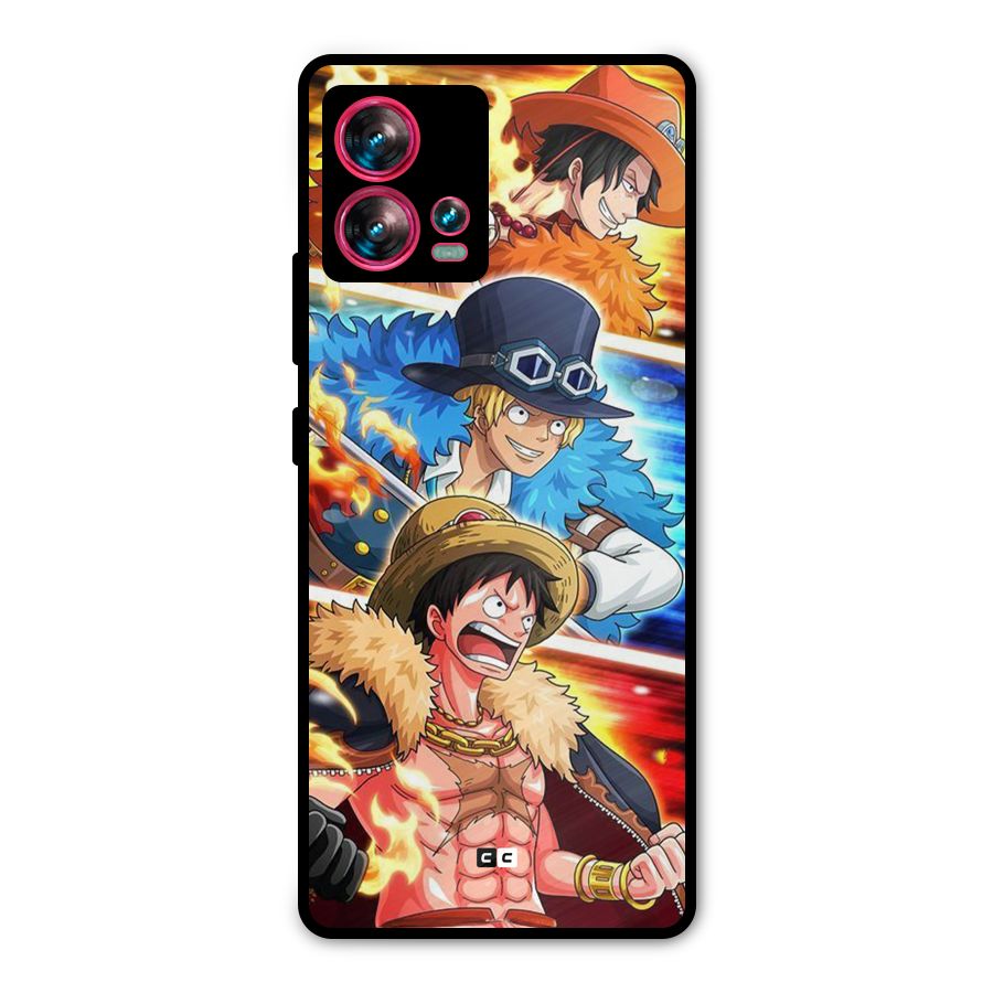 Pirate Brothers Metal Back Case for Motorola Edge 30 Fusion