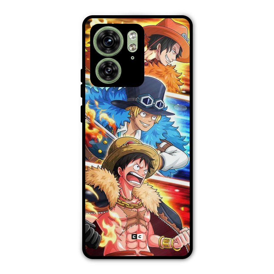 Pirate Brothers Metal Back Case for Motorola Edge 40 5G