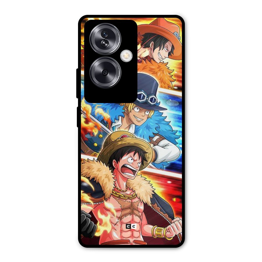 Pirate Brothers Metal Back Case for Oppo A79 5G