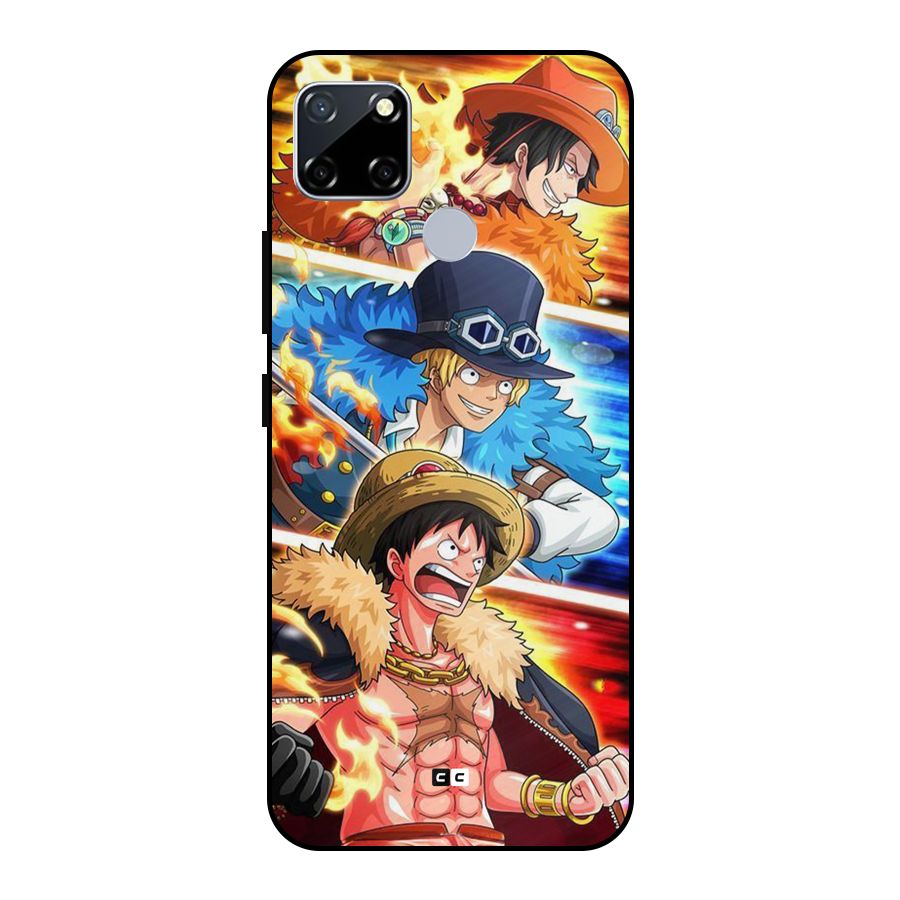 Pirate Brothers Metal Back Case for Realme Narzo 30A