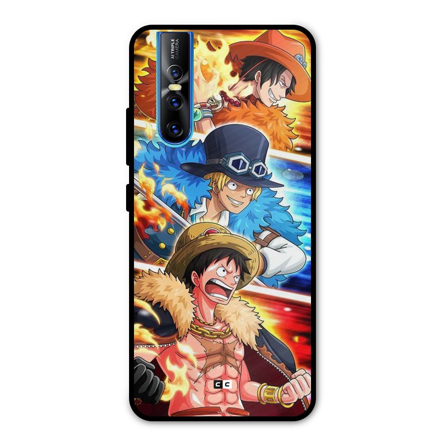 Pirate Brothers Metal Back Case for Vivo V15 Pro