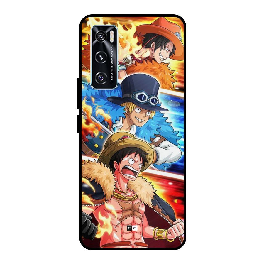 Pirate Brothers Metal Back Case for Vivo V20 SE