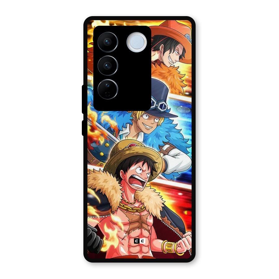 Pirate Brothers Metal Back Case for Vivo V27