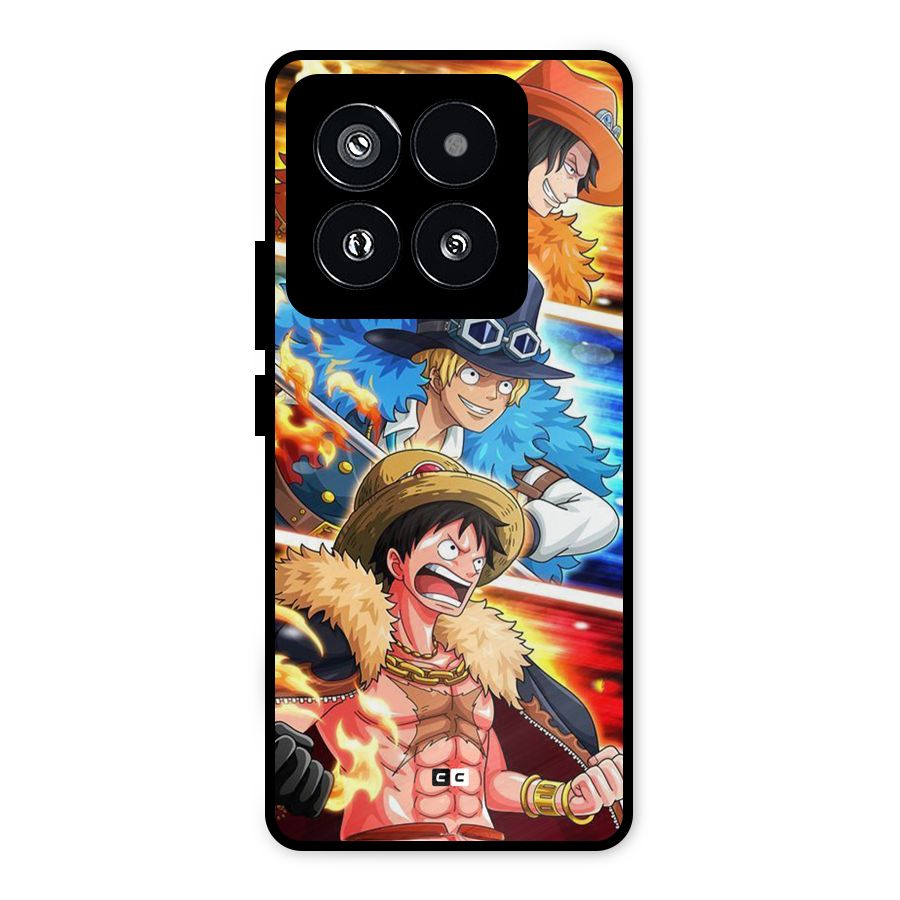 Pirate Brothers Metal Back Case for Xiaomi 14 Pro