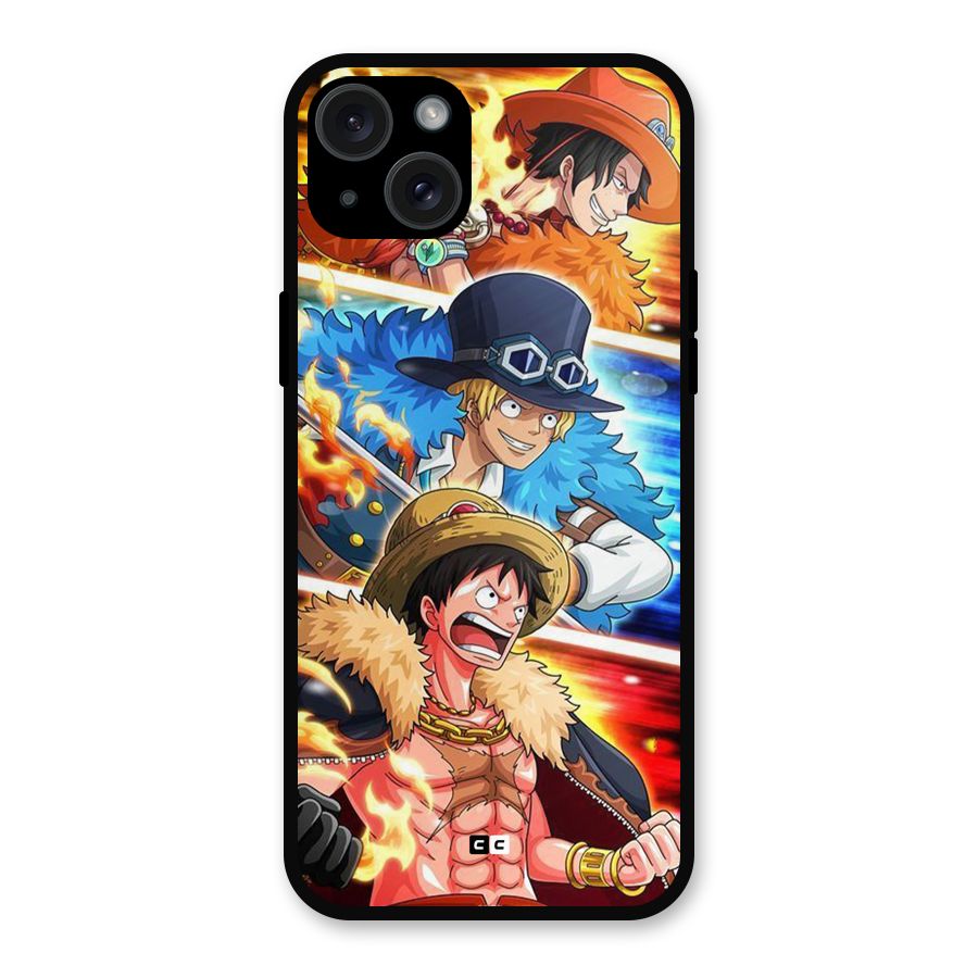 Pirate Brothers Metal Back Case for iPhone 15 Plus