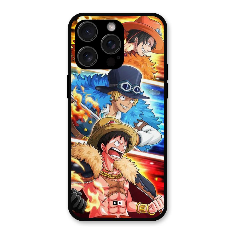 Pirate Brothers Metal Back Case for iPhone 15 Pro Max
