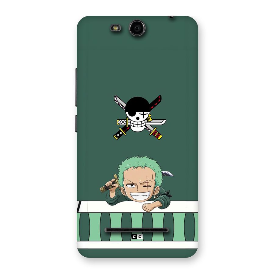 Pirate Hunter Zoro Back Case for Canvas Juice 3 Q392