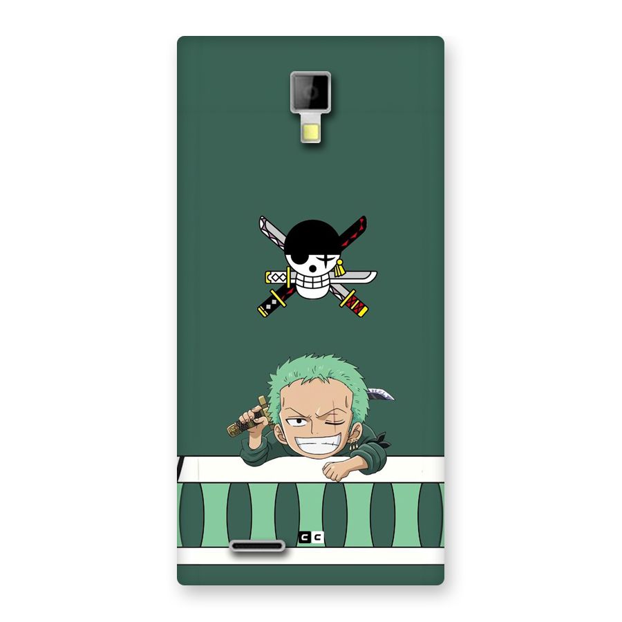 Pirate Hunter Zoro Back Case for Canvas Xpress A99