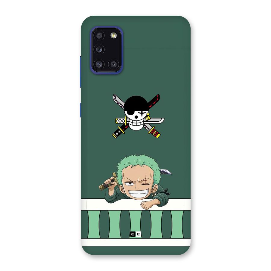 Pirate Hunter Zoro Back Case for Galaxy A31