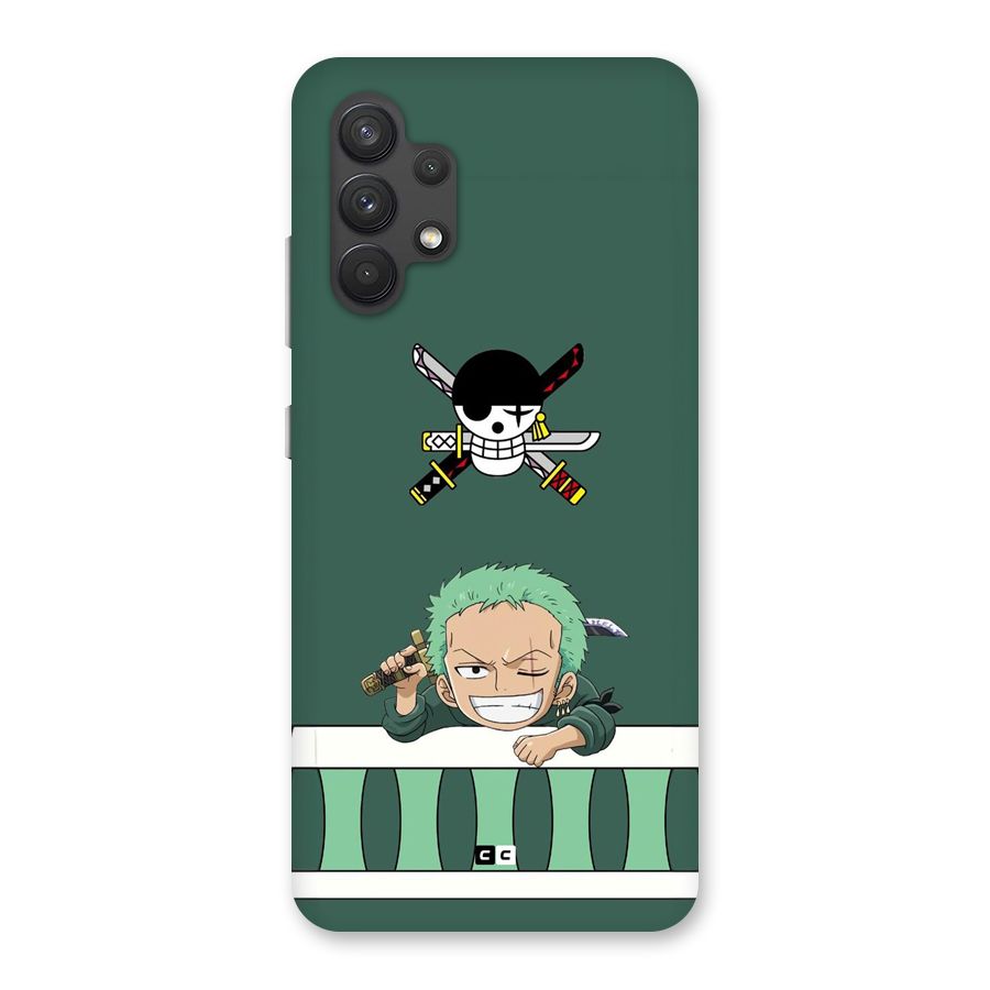 Pirate Hunter Zoro Back Case for Galaxy A32