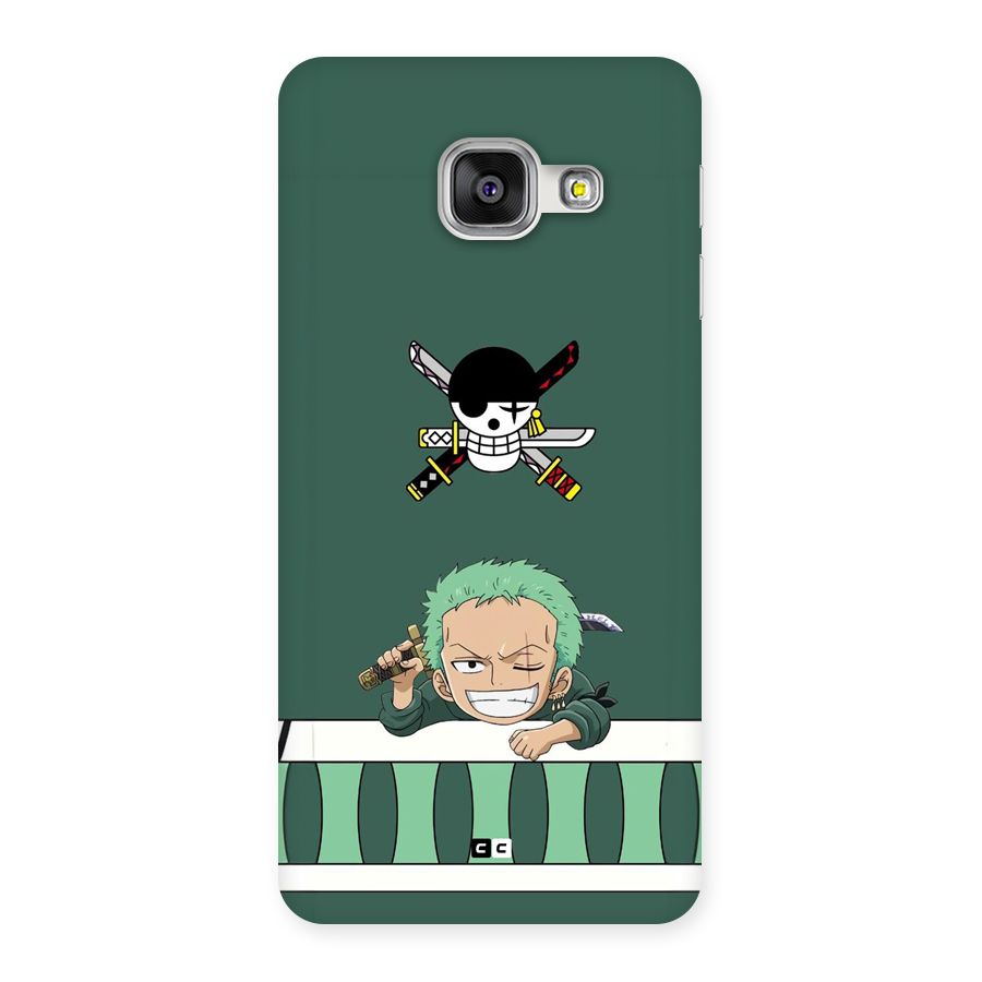 Pirate Hunter Zoro Back Case for Galaxy A3 (2016)