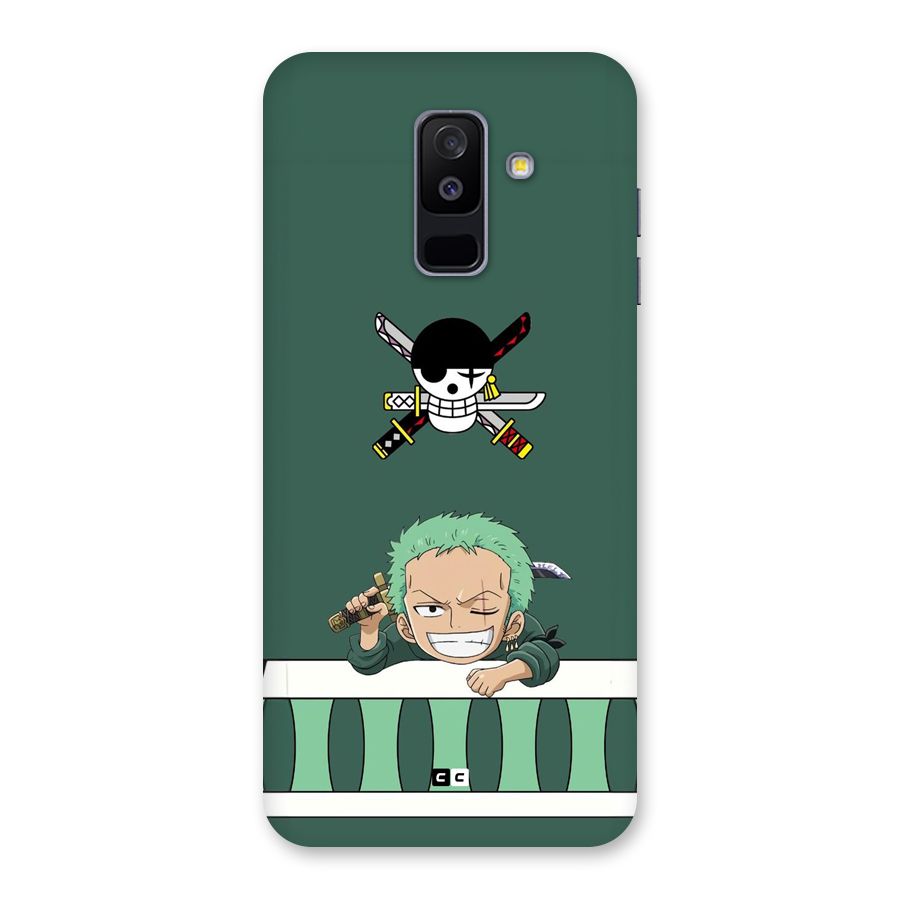 Pirate Hunter Zoro Back Case for Galaxy A6 Plus