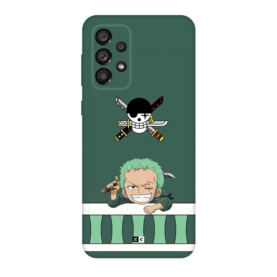 Pirate Hunter Zoro Back Case for Galaxy A73 5G