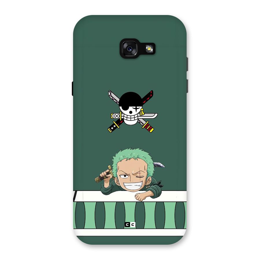 Pirate Hunter Zoro Back Case for Galaxy A7 (2017)
