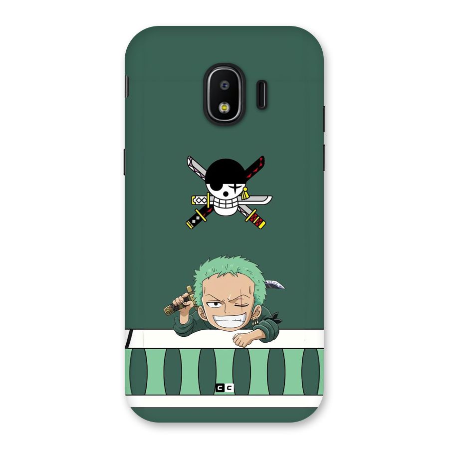Pirate Hunter Zoro Back Case for Galaxy J2 Pro 2018