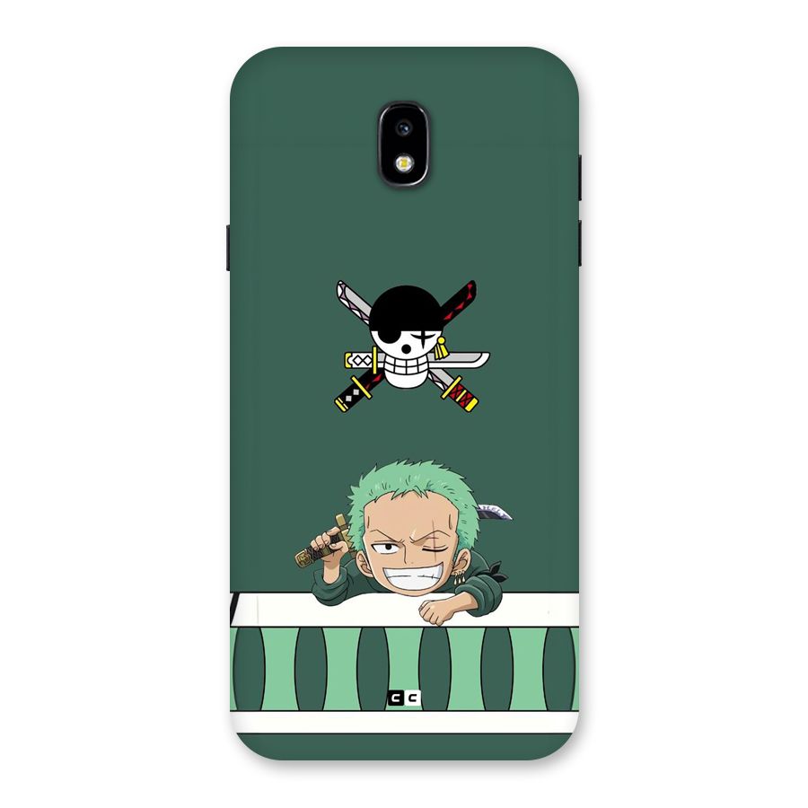 Pirate Hunter Zoro Back Case for Galaxy J7 Pro