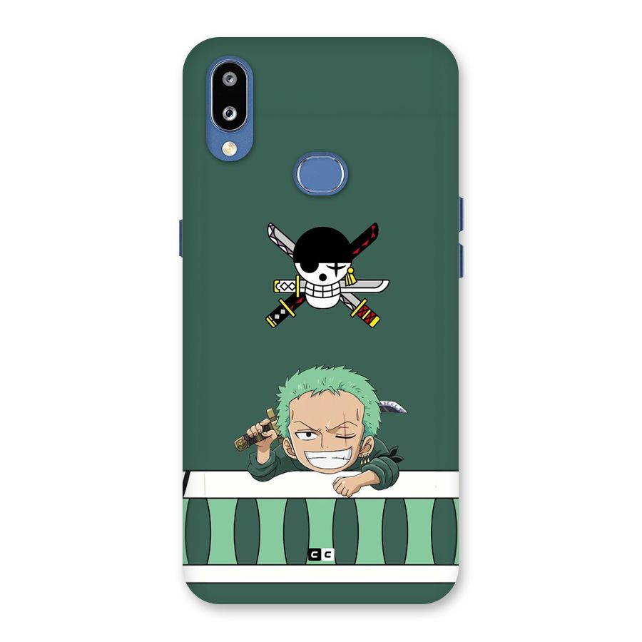 Pirate Hunter Zoro Back Case for Galaxy M01s