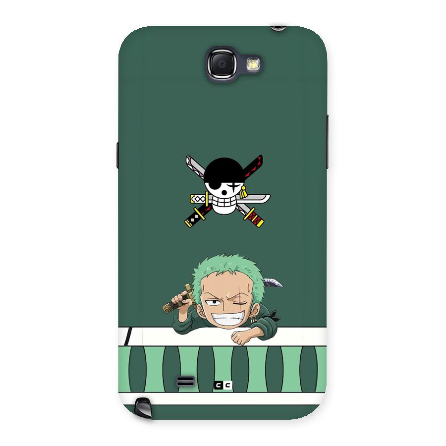 Pirate Hunter Zoro Back Case for Galaxy Note 2
