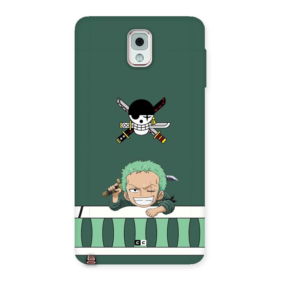 Pirate Hunter Zoro Back Case for Galaxy Note 3
