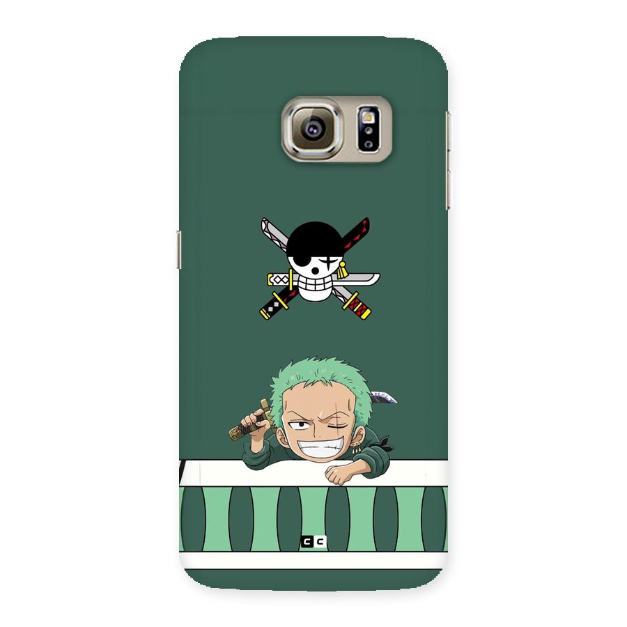Pirate Hunter Zoro Back Case for Galaxy S6 edge