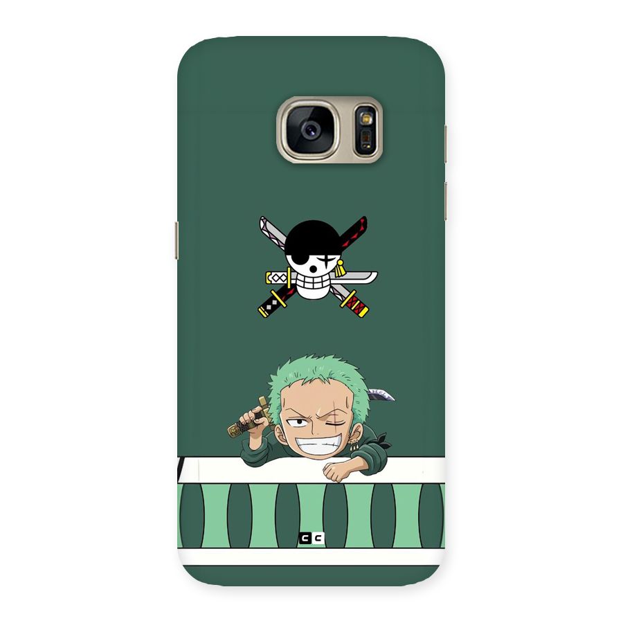 Pirate Hunter Zoro Back Case for Galaxy S7