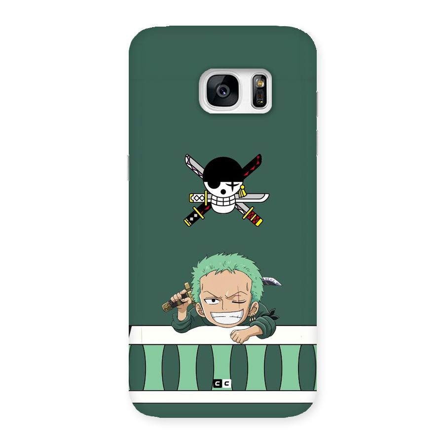 Pirate Hunter Zoro Back Case for Galaxy S7 Edge