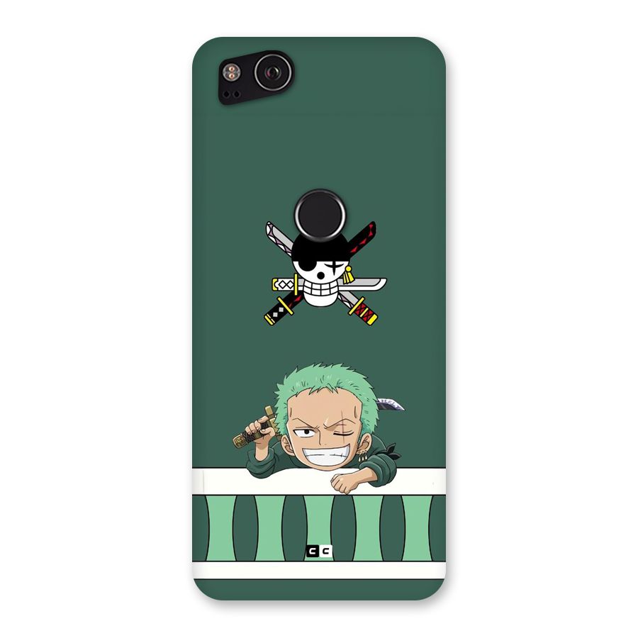 Pirate Hunter Zoro Back Case for Google Pixel 2
