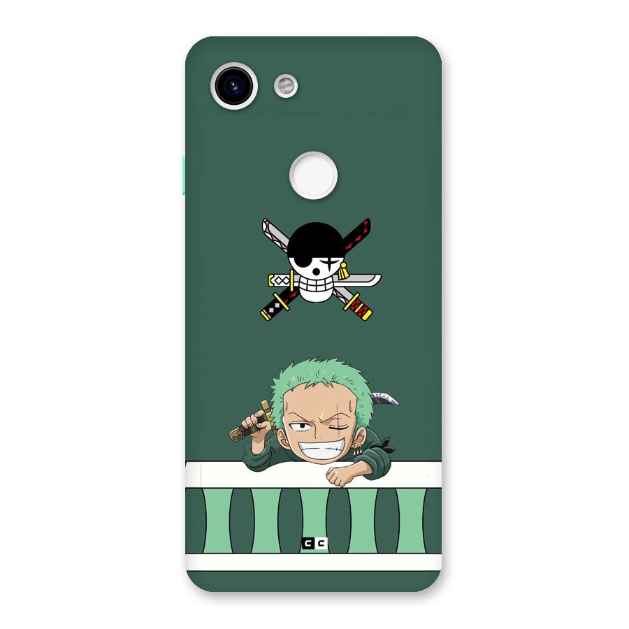 Pirate Hunter Zoro Back Case for Google Pixel 3