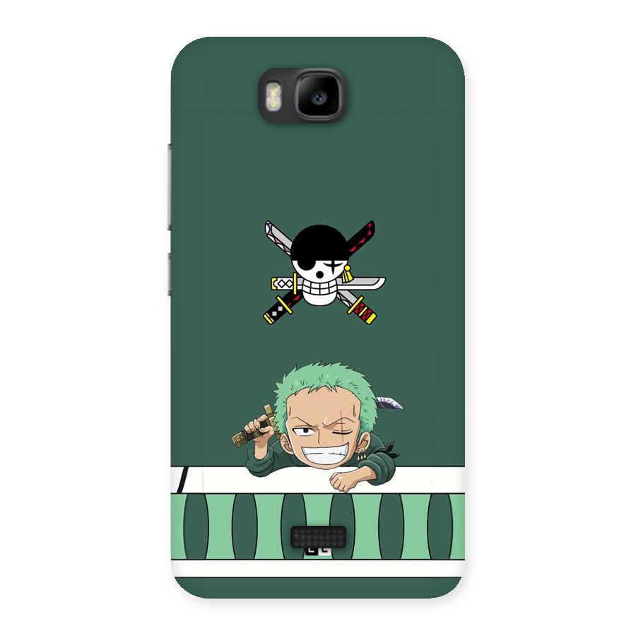 Pirate Hunter Zoro Back Case for Honor Bee