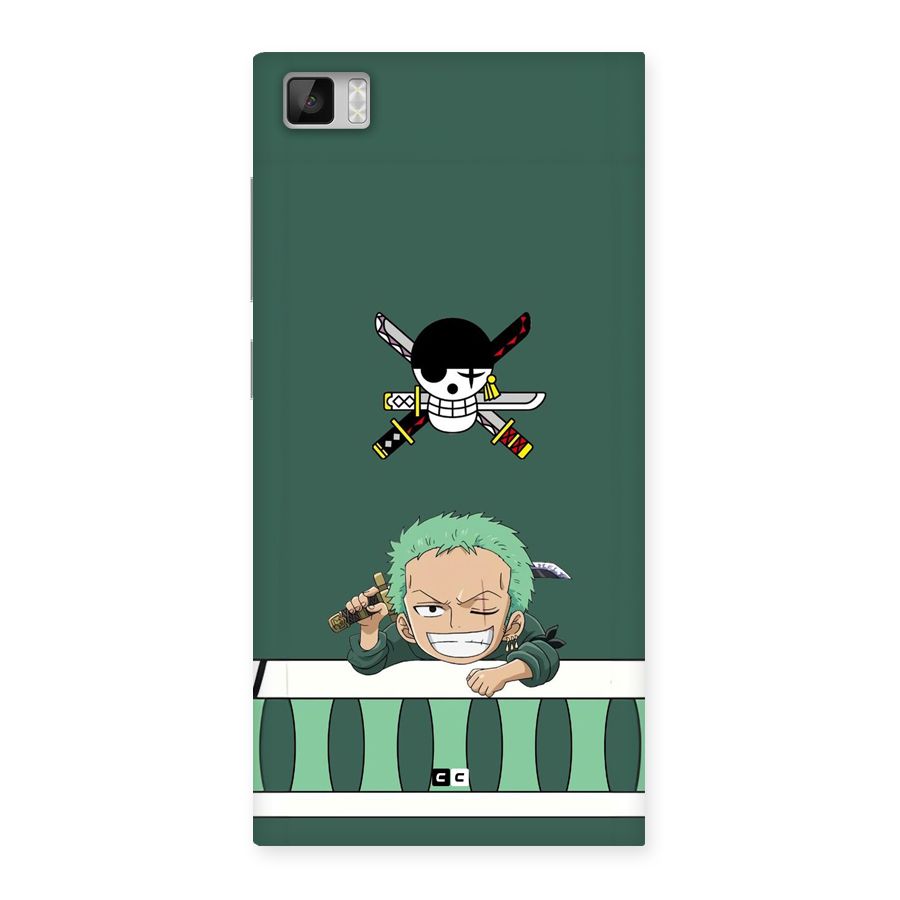 Pirate Hunter Zoro Back Case for Mi3
