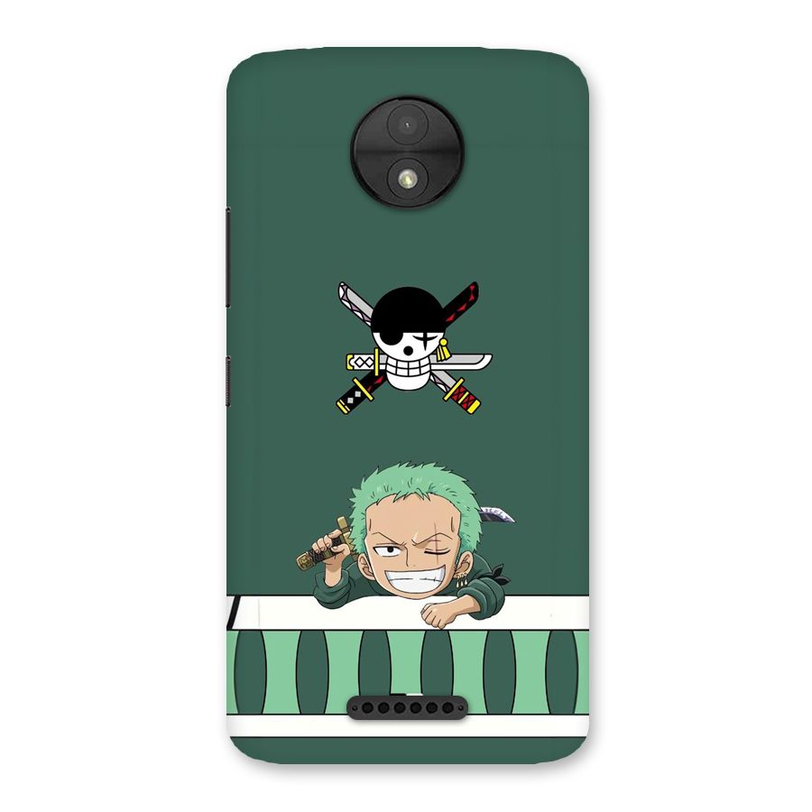 Pirate Hunter Zoro Back Case for Moto C