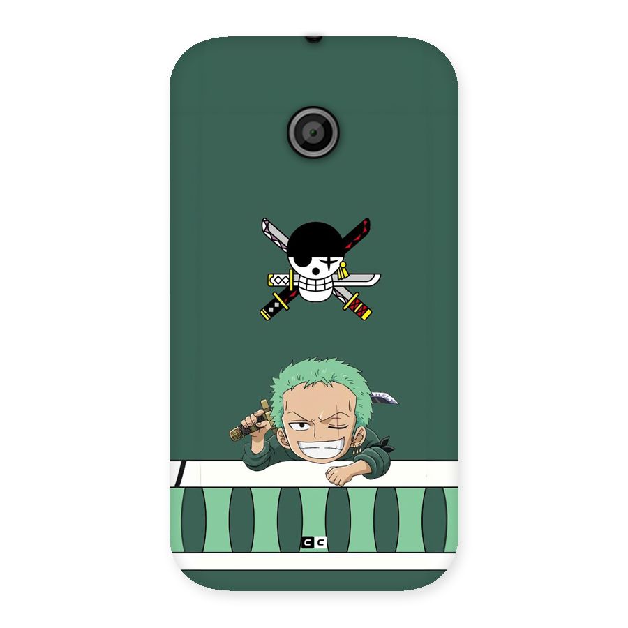 Pirate Hunter Zoro Back Case for Moto E