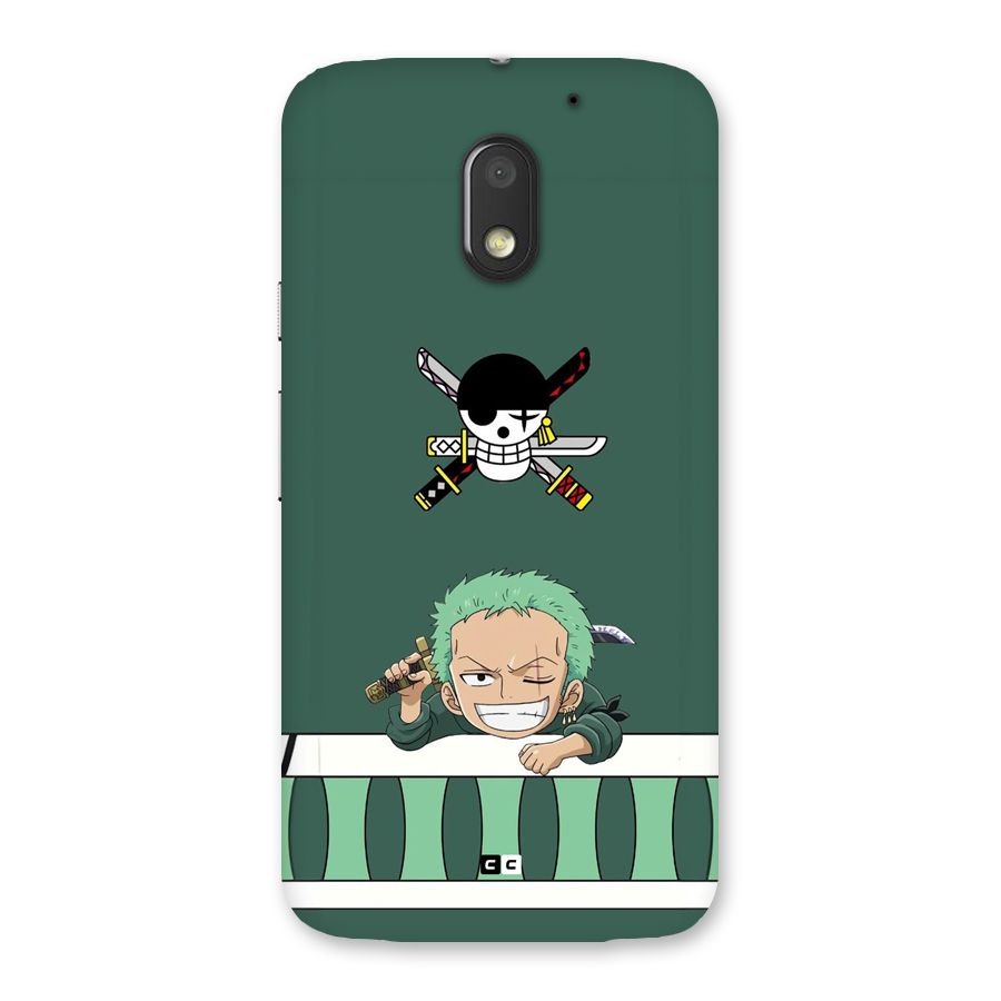 Pirate Hunter Zoro Back Case for Moto E3 Power