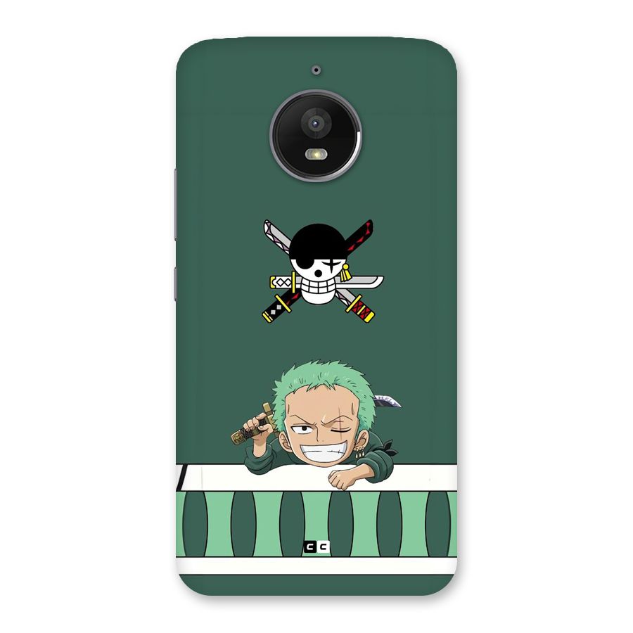 Pirate Hunter Zoro Back Case for Moto E4 Plus