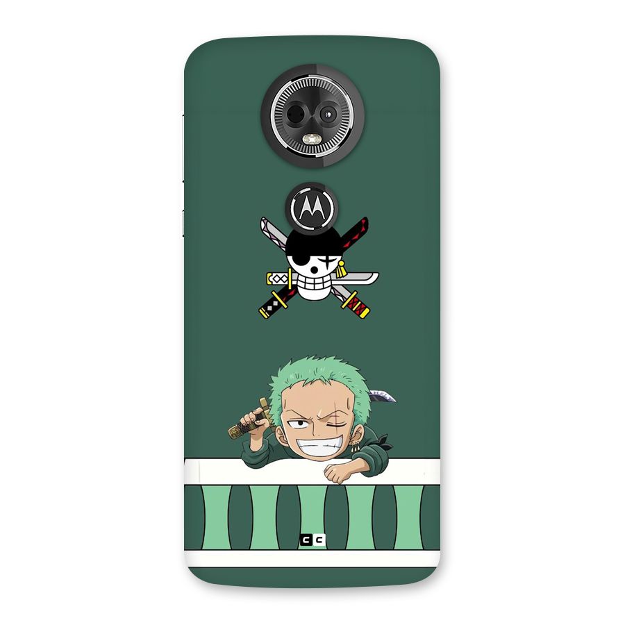 Pirate Hunter Zoro Back Case for Moto E5 Plus