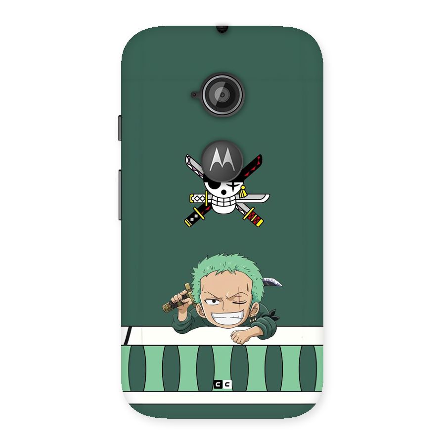 Pirate Hunter Zoro Back Case for Moto E 2nd Gen