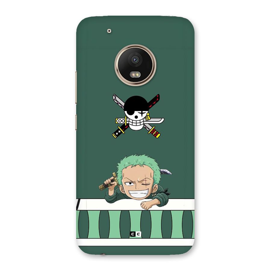 Pirate Hunter Zoro Back Case for Moto G5 Plus