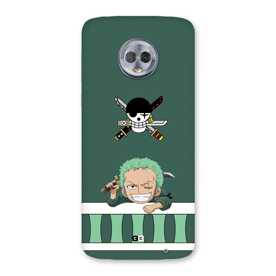 Pirate Hunter Zoro Back Case for Moto G6 Plus