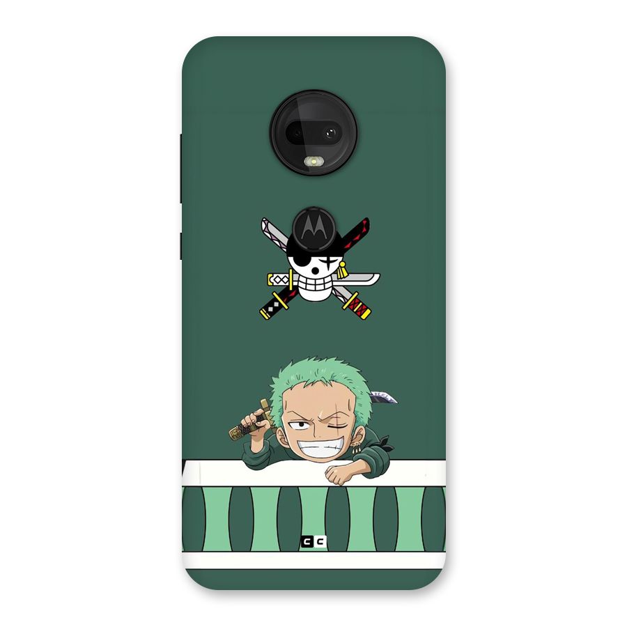 Pirate Hunter Zoro Back Case for Moto G7