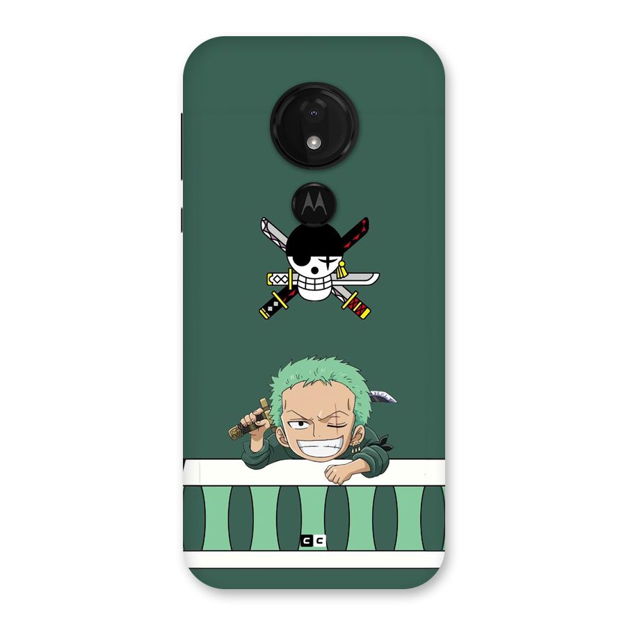 Pirate Hunter Zoro Back Case for Moto G7 Power