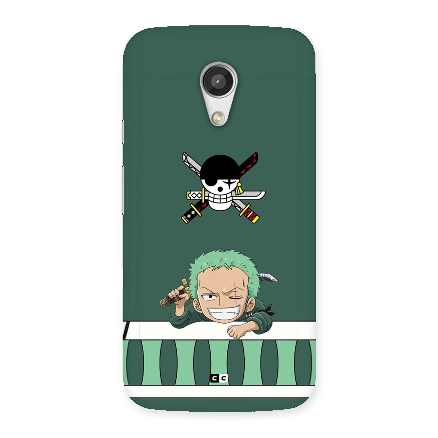Pirate Hunter Zoro Back Case for Moto G 2nd Gen