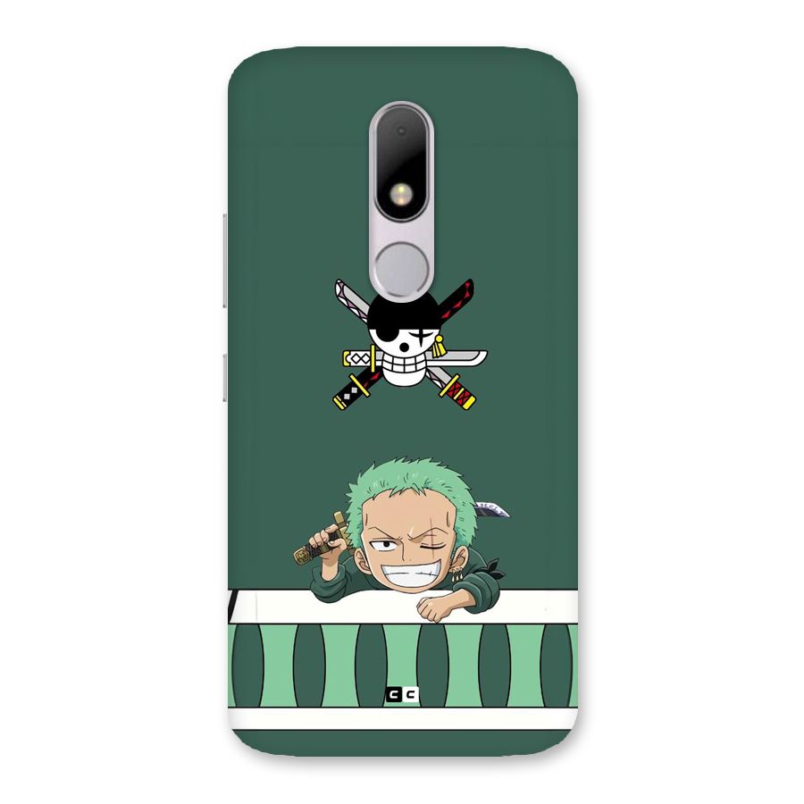 Pirate Hunter Zoro Back Case for Moto M