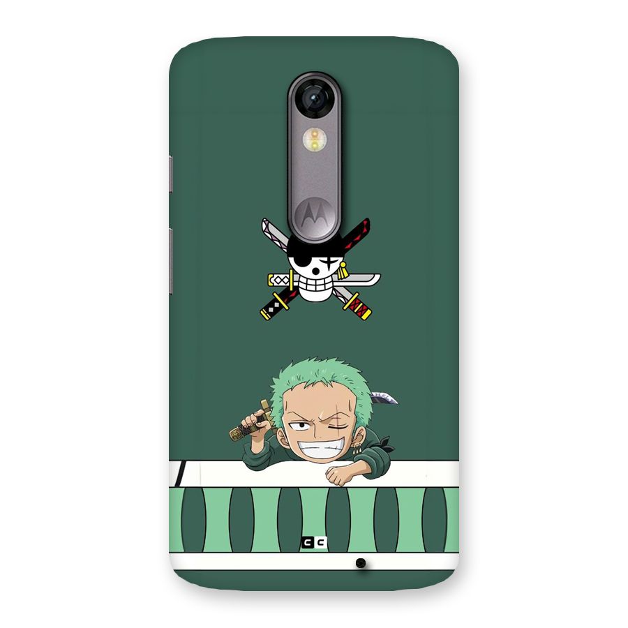 Pirate Hunter Zoro Back Case for Moto X Force